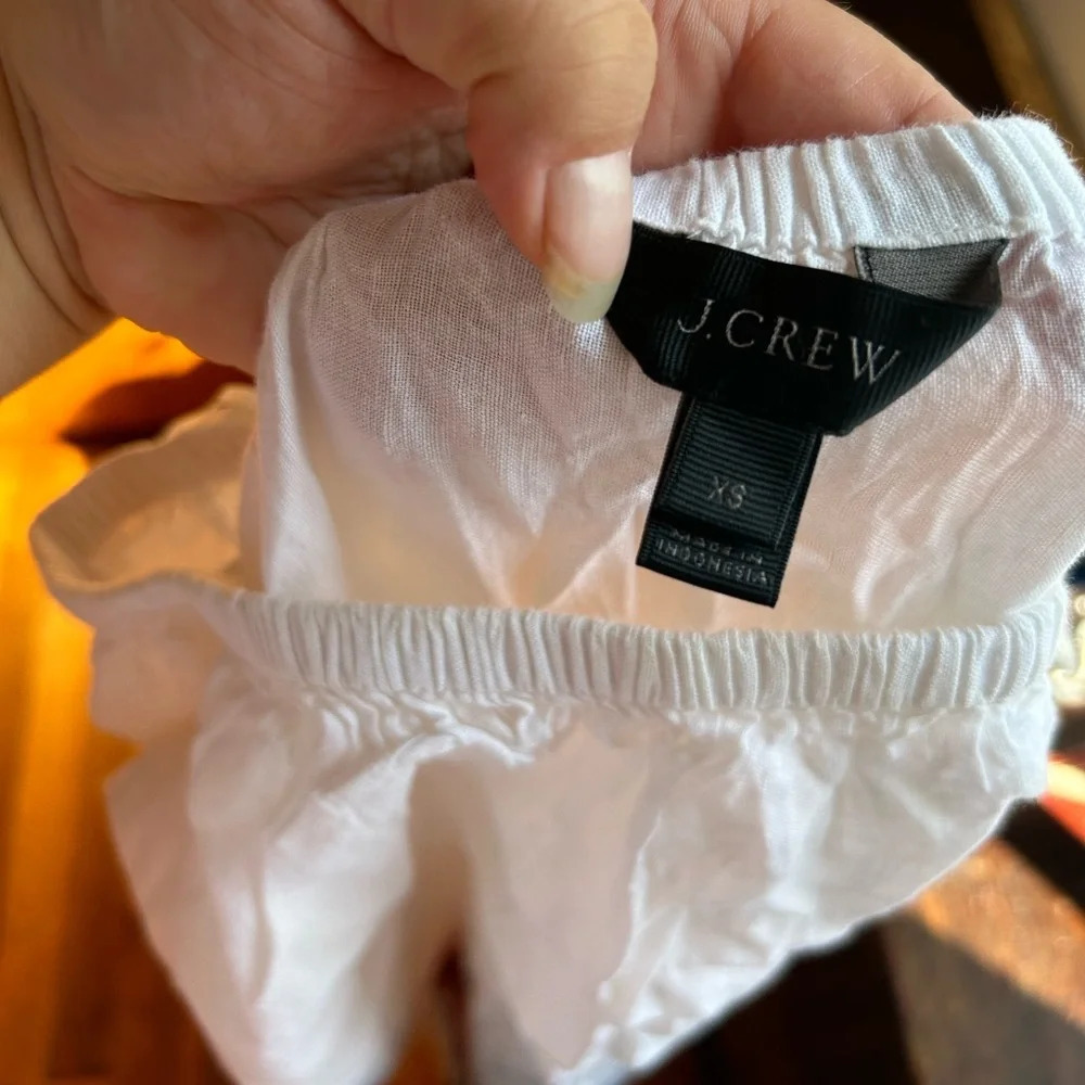 J CREW LINEN OFF SHOULDER DRESS - Picture 3 of 5
